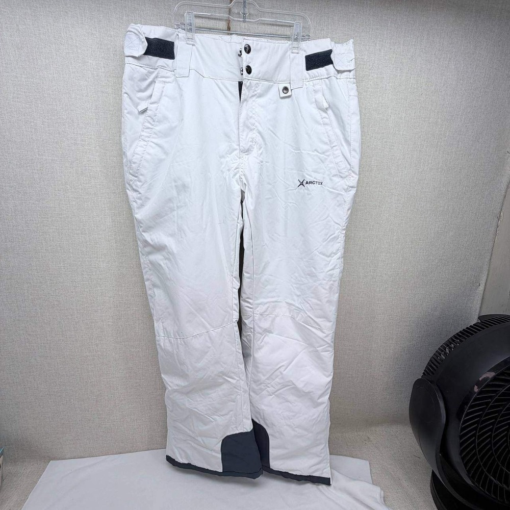 Arctix Women XL Tall White Insulated Snow Pants Ski Snowboard Style 1800 31L